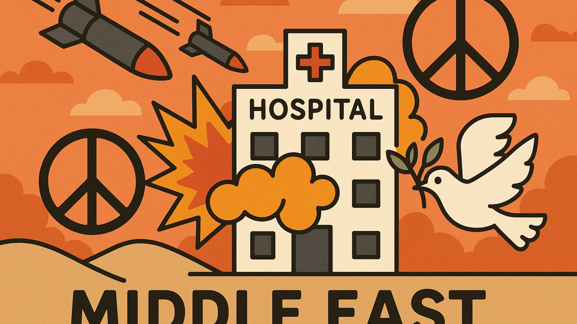 Escalating Middle East Conflict: Iranian Missile Strikes, Sudan Hospital Attack, and Global Reactions